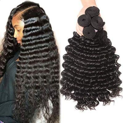 Kbeth Human Hair Weft, Free Sample 7A 22&quot; Mink Brazilian Deep Wave Hair Piece Virgin Hair Bundles