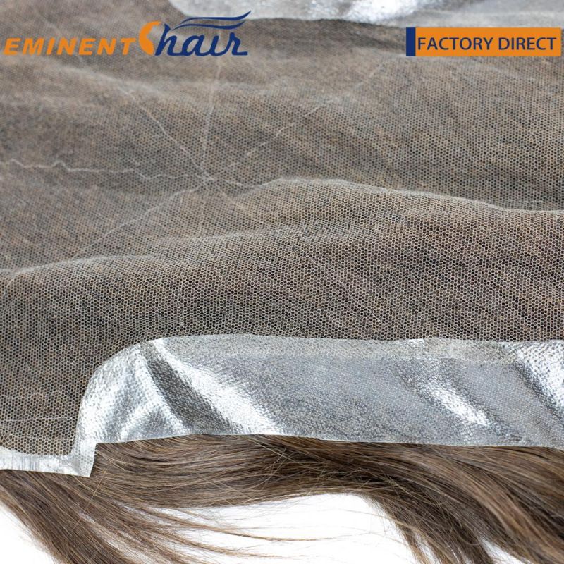 Custom Toupee French Lace with PU Sides and Back Hair System Eminent Hair