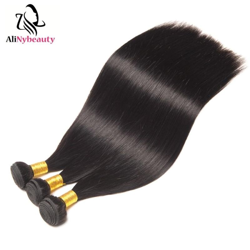 Alinybeauty Top Grade Virgin Brazilian Human Hair Bundles, Raw Virgin Cuticle Aligned Hair Bundles, Unprocessed Brazilian Human Hair Extension