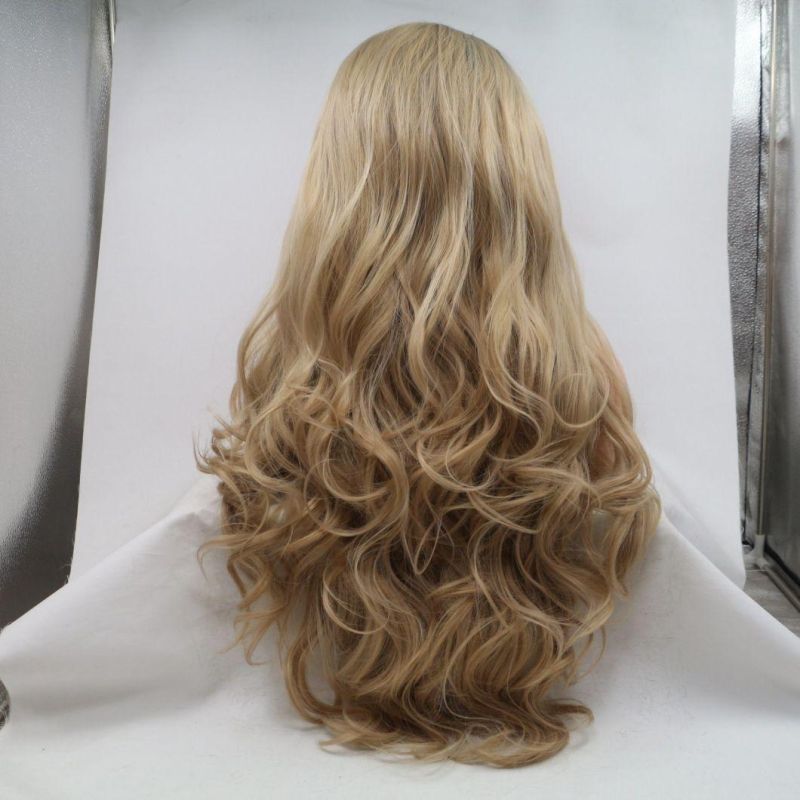 Hot Selling 10A Blonde Wig Synthetic Hair Long Wigs