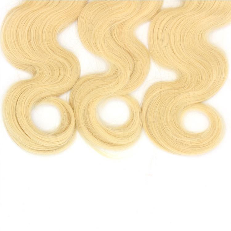 Brazilian Remy Hair Body Wave 613 Blond Human Hair Weave