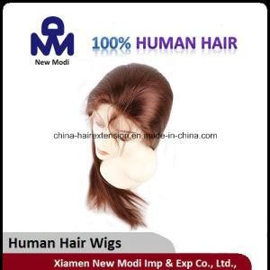 Human Hair Straight Hair Lady Full Lace Wig