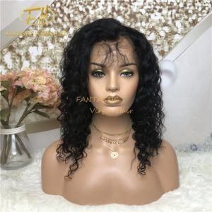 Top Quality Brazilian/Indian Virgin/Remy Human Hair Full/Frontal Lace Wig with Natural Color