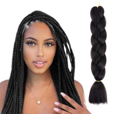 Kbeth Hot Selling Women Hair Synthetic Hair Bundles 2021 Fashion Beautiful Braiding Hair Extension for Ladies Experssion Wigs