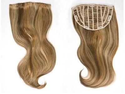 Mixed Colors Clip on Hair Extension Hairpiece with Clip (AV-HW00-8)