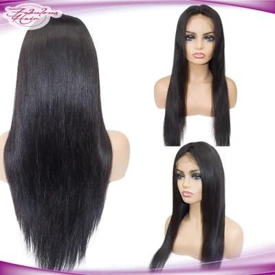 Silky Natural Malaysian Straight Virgin Hair Lace Wigs