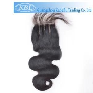 Kabielu 3part Way Hair Piece, Free Part Silk Base Closure Brazilian Hair Lace Closure