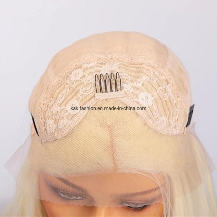 13X4 Synthetic Fiber Lace Front Middle Part Natural Body Wave Hair Wig