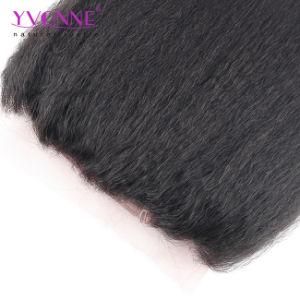 Brazilian Kinky Straight 360 Full Lace Frontal, 22.5X4 Virgin Human Hair Lace Frontal Closure