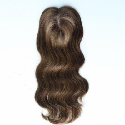 100% Top Quality Virgin Human Hair Silk Toupee