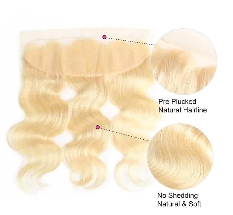 613 Color Hair Body Wave Bundles with 13X4 Lace Frontal