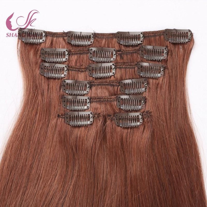 Human Hair Extension Virgin Hair Clip Hair Extension