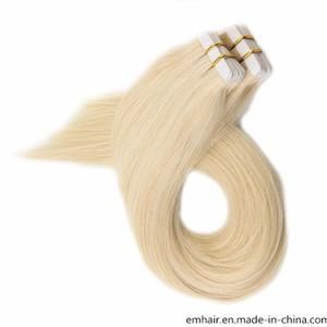 Hot Selling Wholesale 613#Color Tape Straight Vrigin Human Brazilian Hair Weft PU Hair Extension