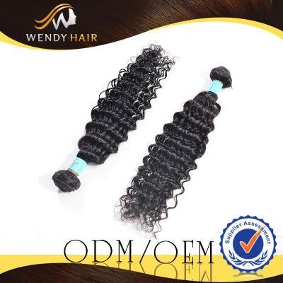 Good Reputation Curly Wave Virgin Indian Human Hair Weft