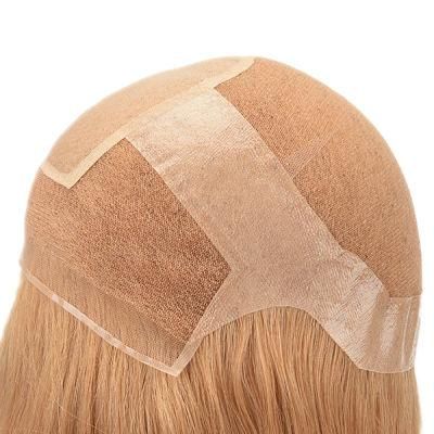 Silk Top Lace Wig Long Blond Color High Quality Virgin Human Hair