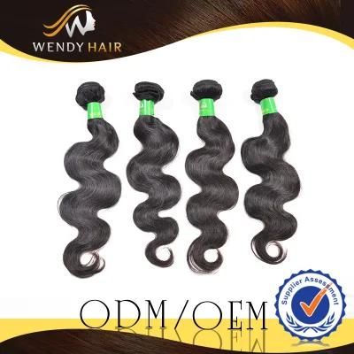 Black Color Virgin Remy Brazilian Human Hair Body Wave