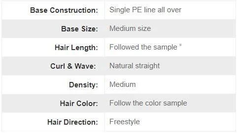 Lw3297 Integration Base Female Toupee Human Hair Extension