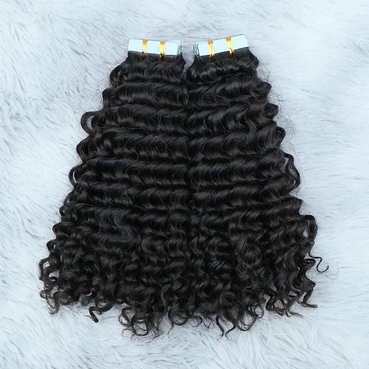 Wholesale 12A Grade Raw Cuticle Aligned Tape in Hair Extension