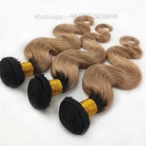 Wholesale Virgin Human Hair 1b/27 Color Body Wave Remy Hair Bundles for Sale