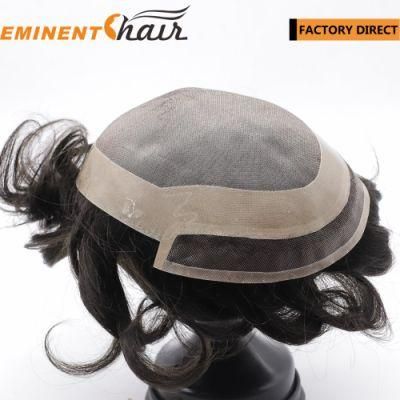Instant Delivery Human Hair Men&prime; S Stock Toupee