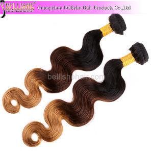 High Quality 24inch Body Wave Malaysian Human Remy Hair Ombre Color Hair Weave