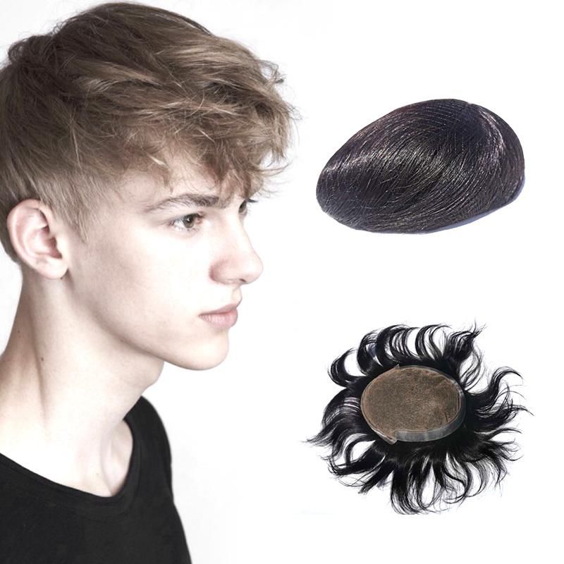 Kbeth Hot Sell China Toupees Silk Base Indian Remy Hair Replacement Real Human Hair Lace Toupee Wholesale Men′ S Wig