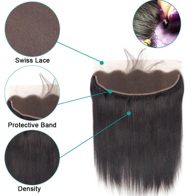 Kbeth 13*4 Handmade Lace Cheap Price Human Hair Closures for Your Girl 2022 Spring Fashion Remy Brazilian 8inch-28 Inch Closure Wholesale