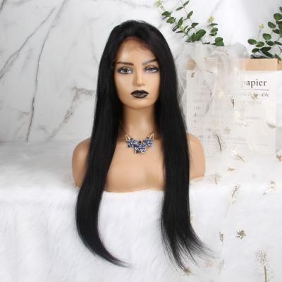 Long Hair Kinky Straight Wig Human Hair Wigs for Women Yaki Straight Human Hair Wig Brazilian Hair Wig Natural Hair Remy Hair