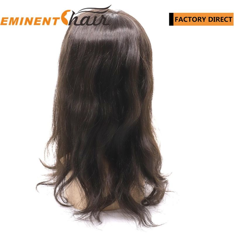 Natural Effect Remy Hair Women Integration Hair Replacement System