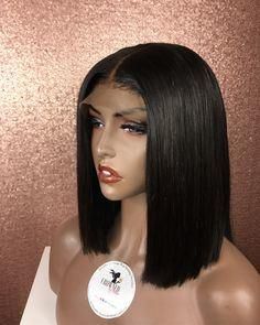 Wholesale Brazilian Hair 8-14 Inch Short Bob Frontal Wig 100% Human Virgin Remy Straight Wigs