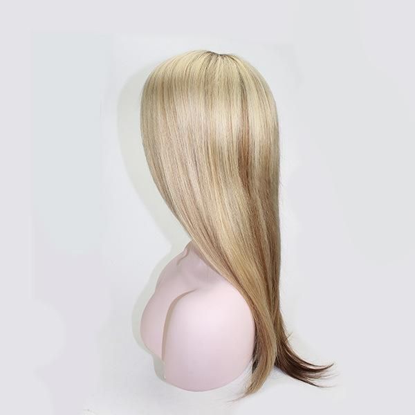 Lw2999 Lace with Silk Top Natural Human Hair Women Hair Systems