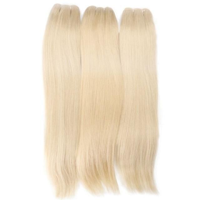 Natural Brazilian Human Hair 613 Blonde Human Hair Weave Bundles