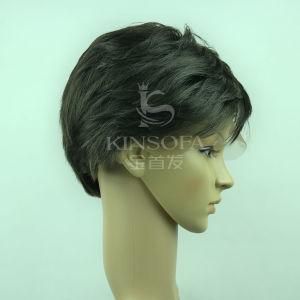 100% Human Hair Wig for Men (kinsofa 245431)