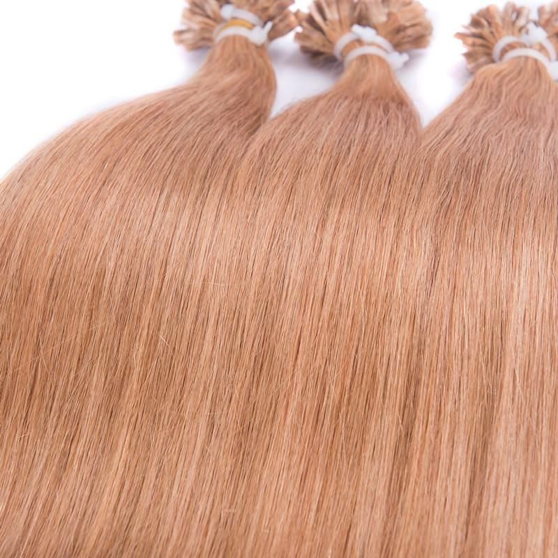 100% Remy Human Hair Nail U Tip Hair Extension 14inches