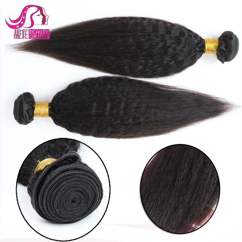 Brazilian Human Remy Yaki Straight Hair Weft Wholesaler