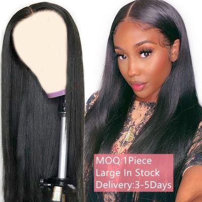 Peruvian Hair Lace Frontal Wig Vendor HD Bone Straight Ready to Ship Wig Human Hair Lace Front Brazilian