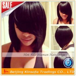 Human Hair Lace Front Wig Short Straight Hair Wig