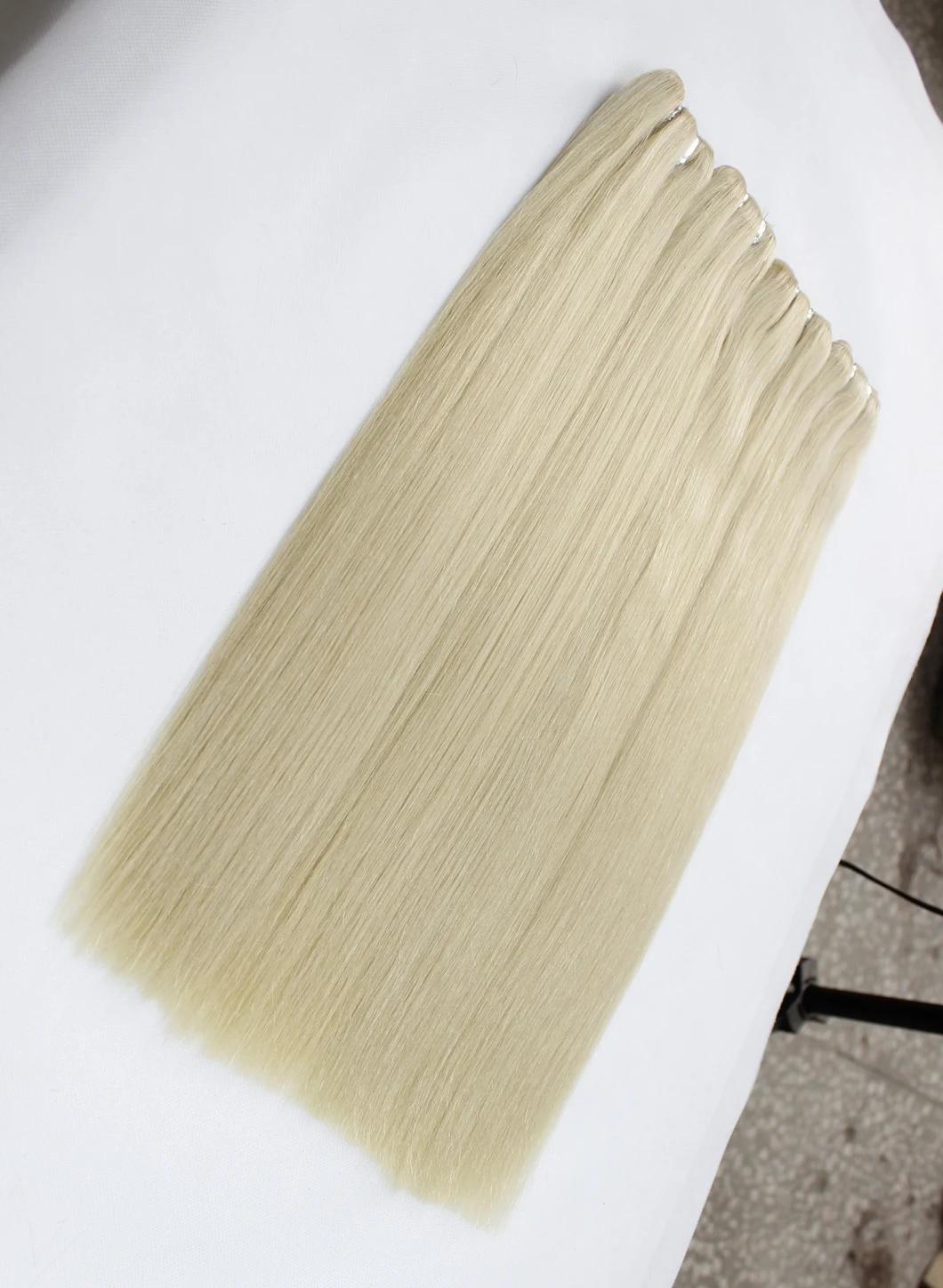 Brazilian Straight Human Hair Hair Bundles Blonde Color Remy Human Hair Weaving Bundles Extensions 613