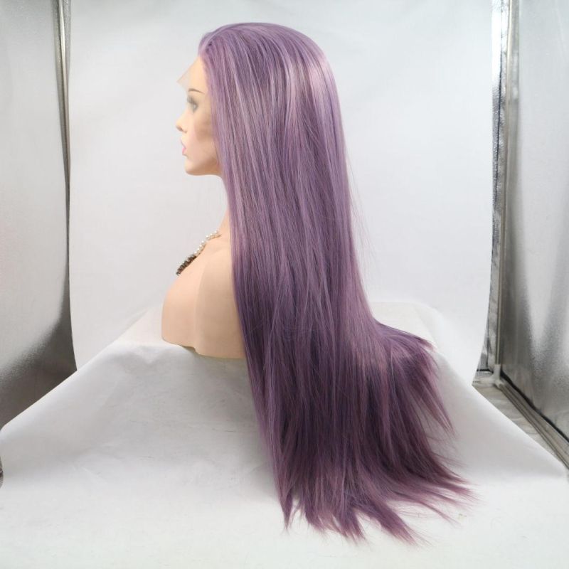 Long Silky Synthetic Long Wig Hair Extension Hair Vendor