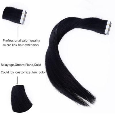 Tape Hair Piano Color Remy Human Hair 20&quot;22&quot;24&quot; Double Drawn Thick Bottom 4*0.8cm 2.0 2.5 Gram Tape Hair