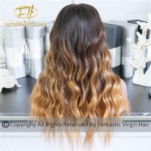 Upscale Salon Supplier Balayage/Omber/Highlight Colour Lace Frontal/Full Lace Wig Wigh Factory Price GB-Hb-101-2018