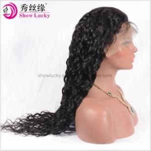 Brazilian Water Wave 360 Lace Frontal Wig Pre Plucked with Baby Hair Show Lucky Remy Hair 360 Lace Frontal Human Hair Wigs for Women