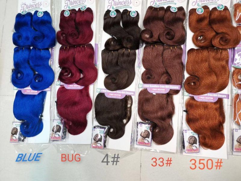 Wholesale Virgin Straight Brazilian Packaging Bundle with Hair Vendors