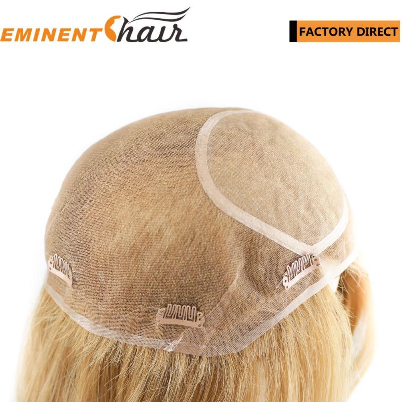 Factory Direct Silk Top Brazilian Remy Hair Lace Women Hair Replacement