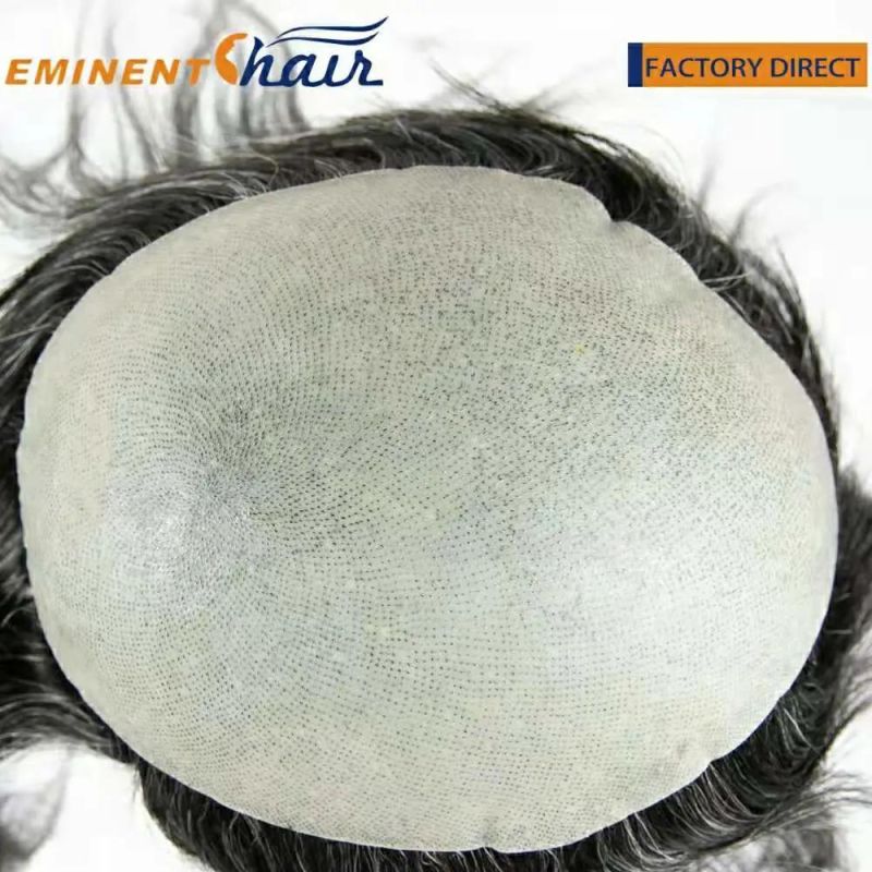 Factory Direct Custom Made Remy Hair Skin Women′s Toupee