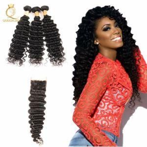 Virgin Remy Deep Wave Human Raw Unprocessed Hair Extensions