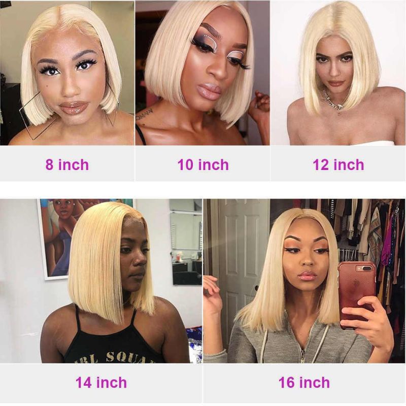 613 Wig Short Cut Bob Wig Ombre Lace Front Wigs for Black Women Brazilian Straight Bob Wigs Straight Lace Frontal Closure Wig