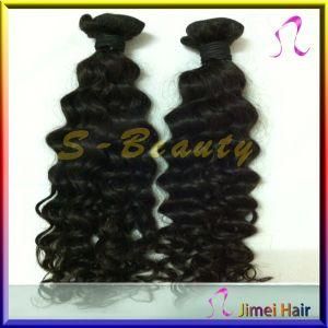 Double Drawn Virgin Human Cambodian Hair Weft with Full Cuticle