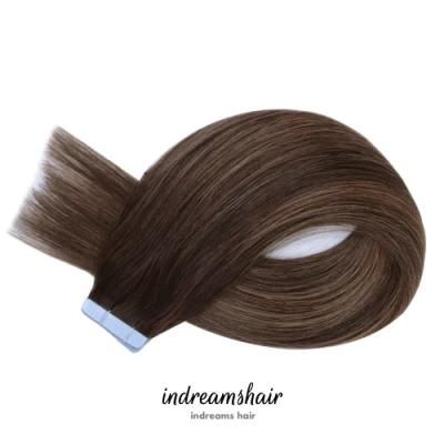 Natural Double Drawn Fusion Free Samples Remy Tape Hair Extensions