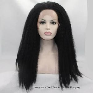 26&quot; 28&quot; Afro Kinky Straight Lace Front Wigs for Women